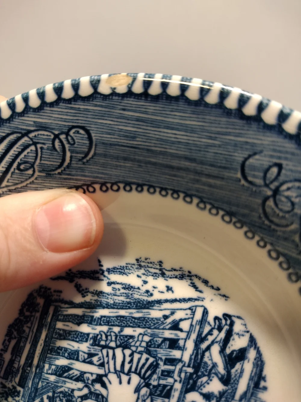 2 Vintage Royal China Currier and Ives Small Vegetable Dessert bowls